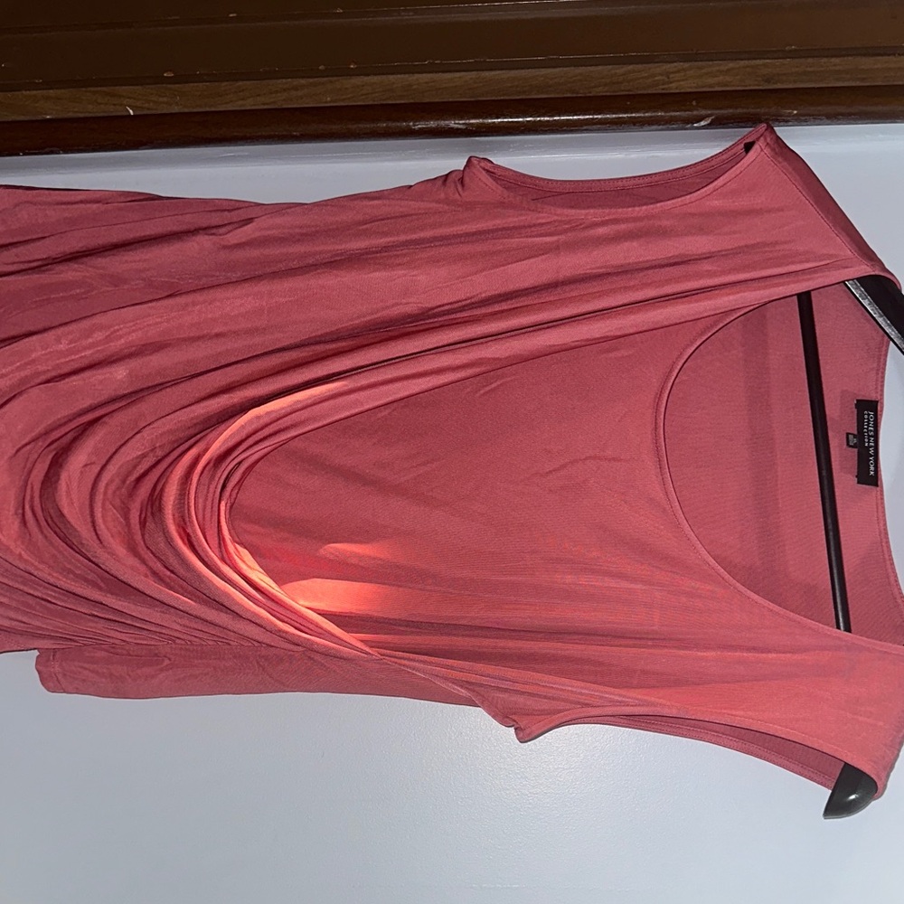 Jones New York Coral Drape Blouse